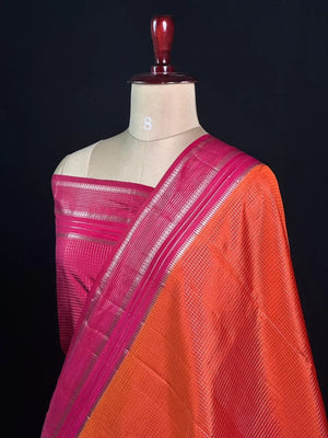 Elegant Checks Uppada Silk Saree