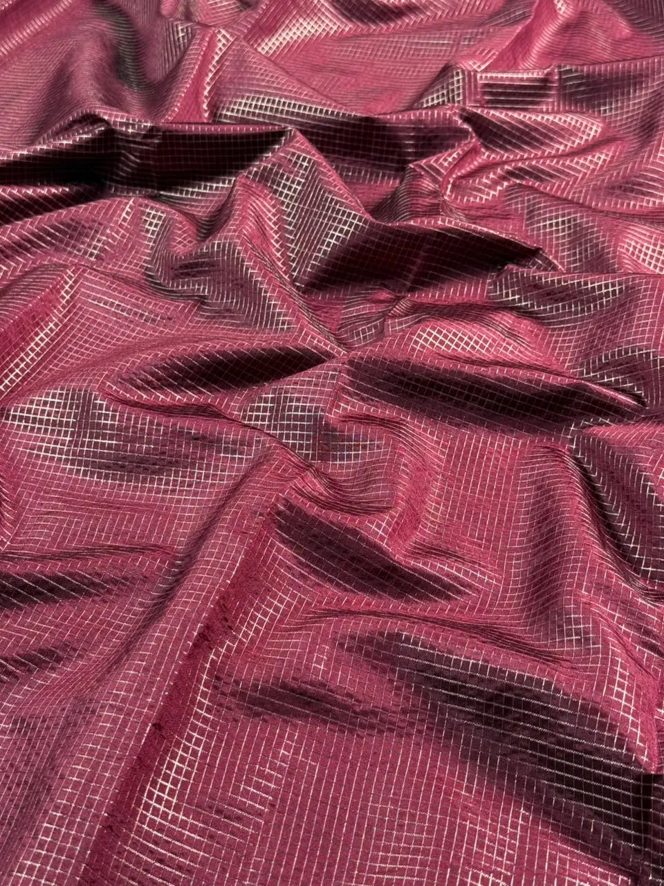 Elegant Checks Uppada Silk Saree 