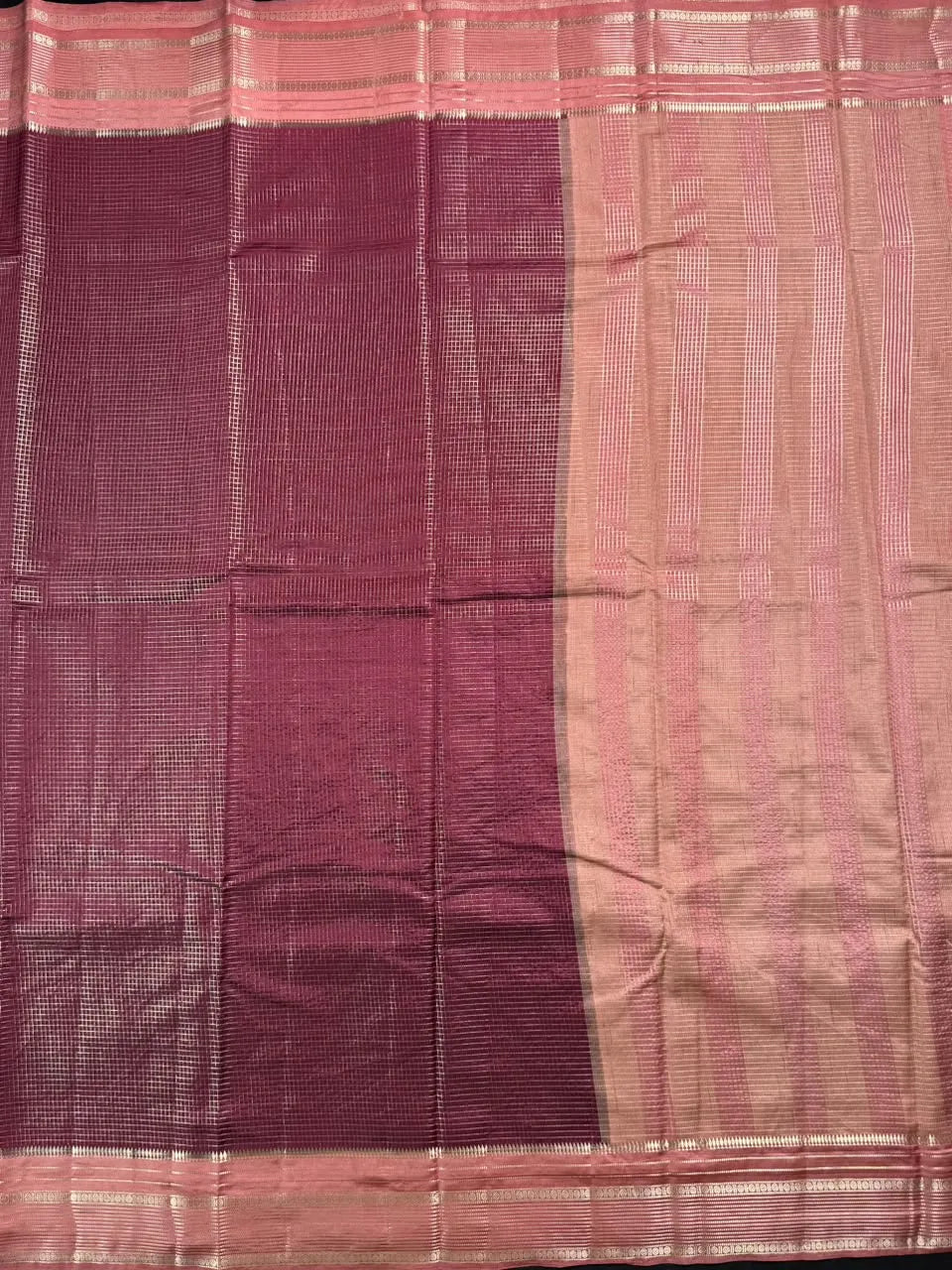 Elegant Checks Uppada Silk Saree 
