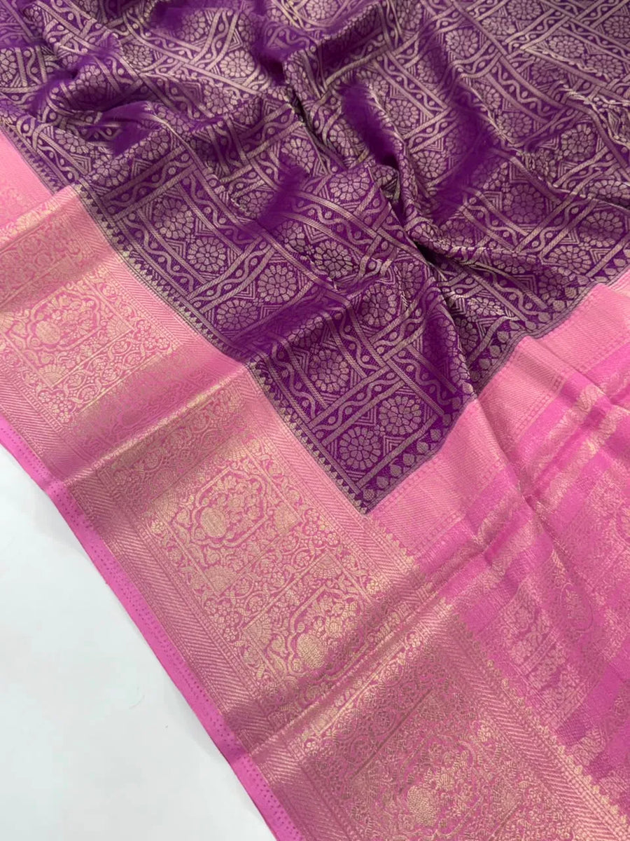 Sophisticated Semi Binny Crepe Silk Saree for Modern Women 
