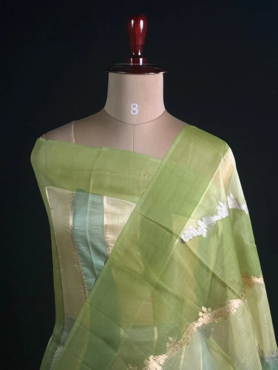 Pure Kota Organza Silk Saree with Elegant Zari Weaving