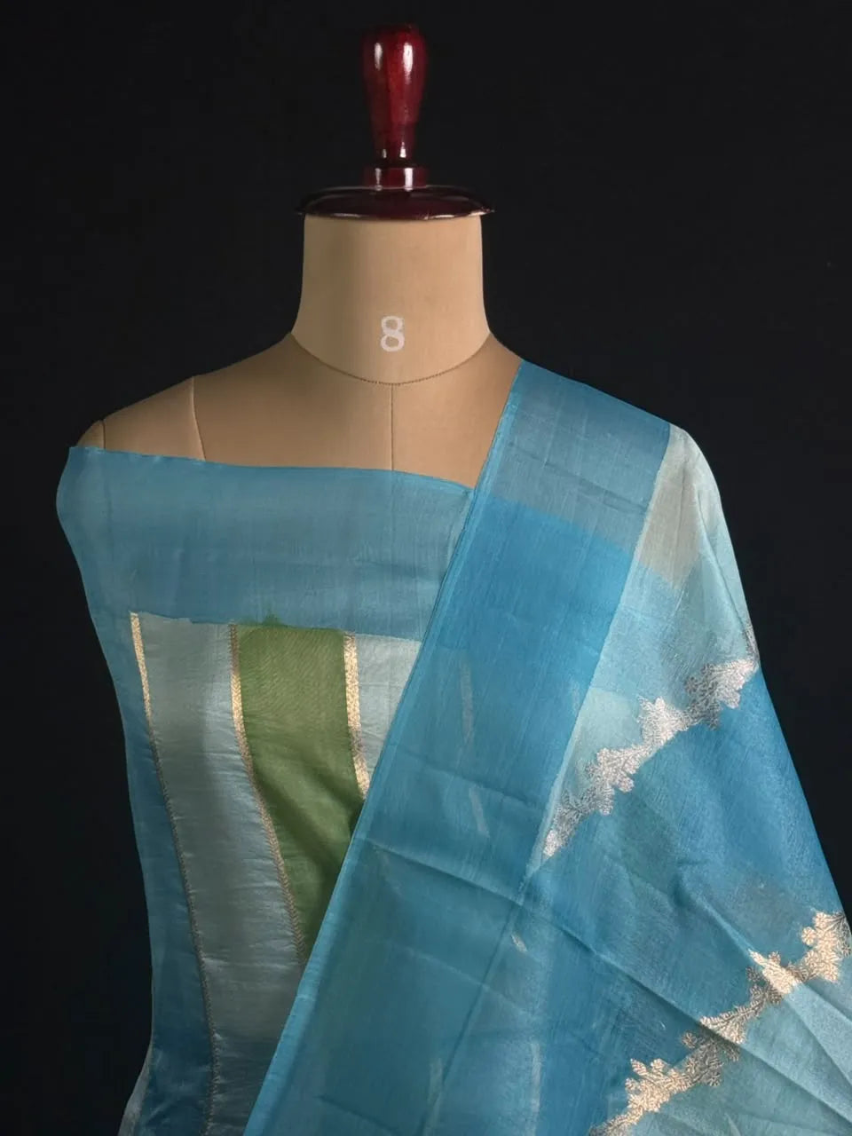 Pure Kota Organza Silk Saree with Elegant Zari Weaving