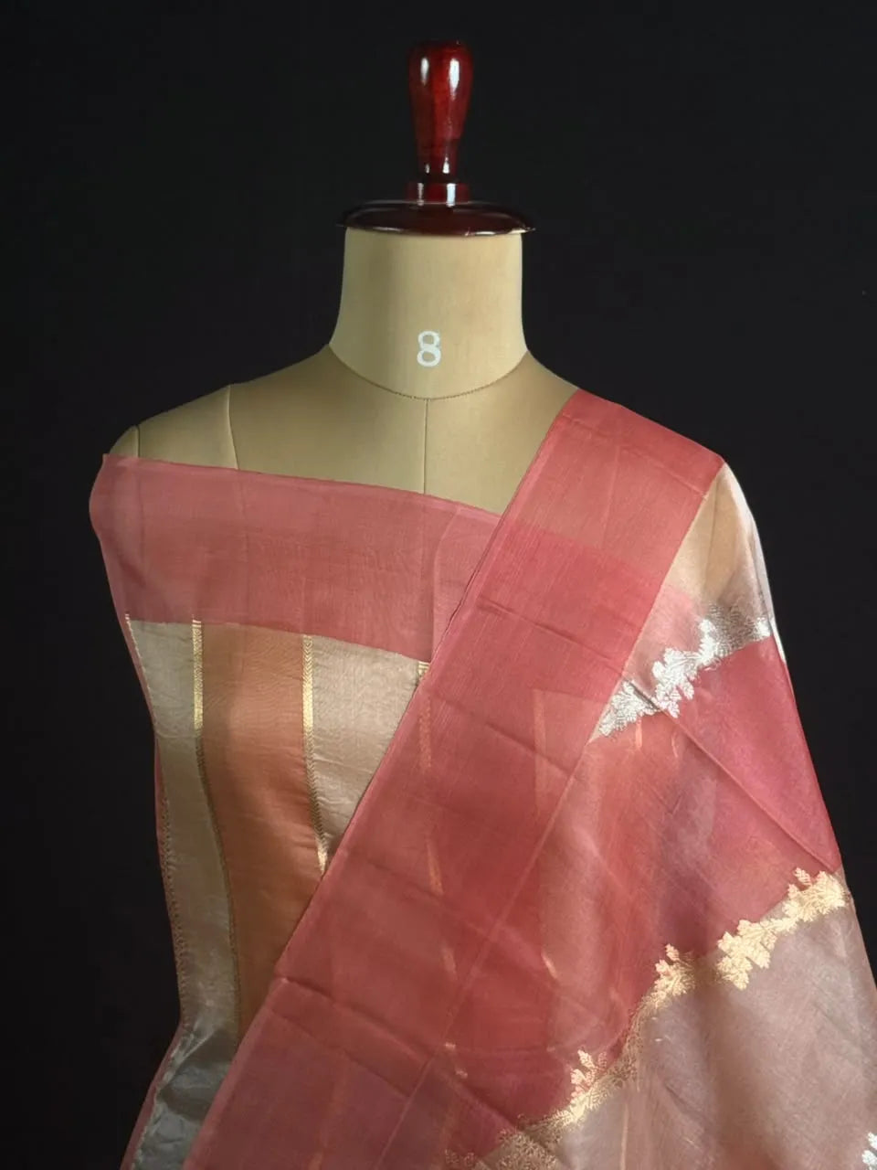 Pure Kota Organza Silk Saree with Elegant Zari Weaving