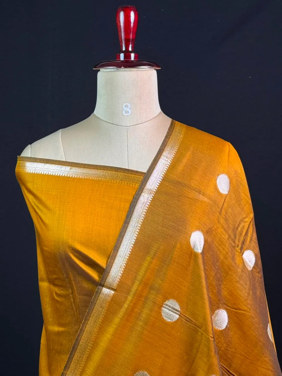 Premium Cotton Silk Saree with Rich Woven Butis