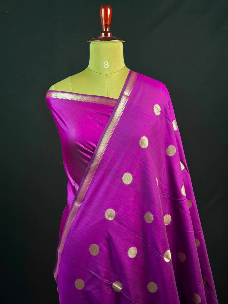 Premium Cotton Silk Saree with Rich Woven Butis