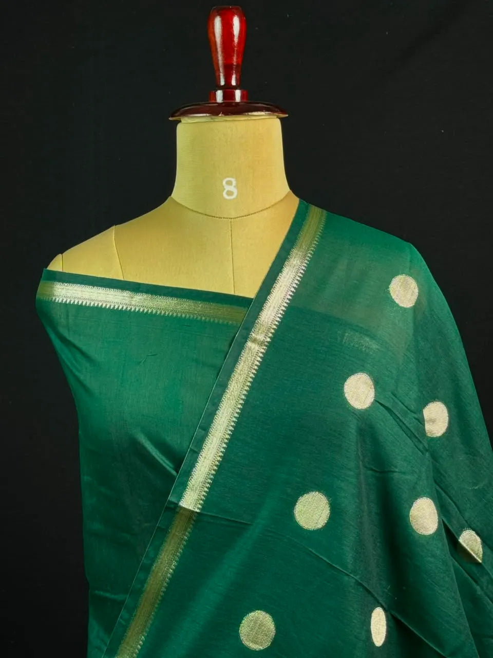 Premium Cotton Silk Saree with Rich Woven Butis