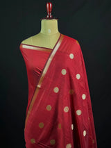 Premium Cotton Silk Saree with Rich Woven Butis