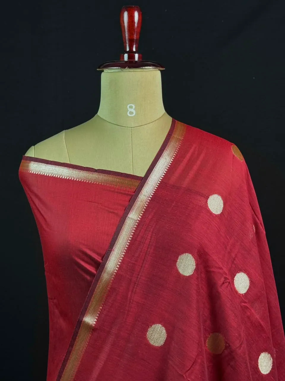 Premium Cotton Silk Saree with Rich Woven Butis