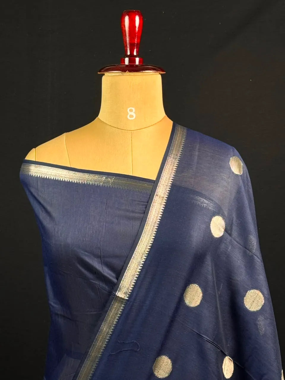 Premium Cotton Silk Saree with Rich Woven Butis