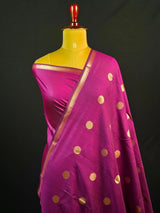 Premium Cotton Silk Saree with Rich Woven Butis