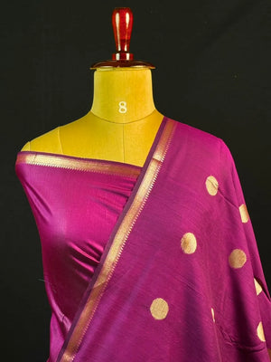 Premium Cotton Silk Saree with Rich Woven Butis
