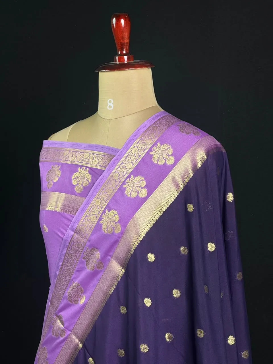 Semi Silk Saree for Women-Crepe buta heavy 