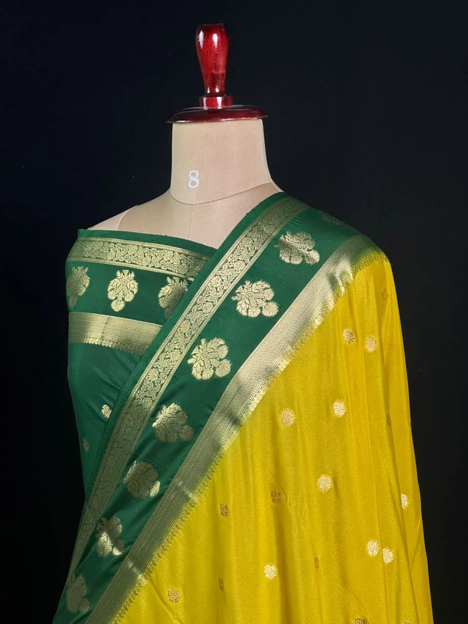 Semi Silk Saree for Women-Crepe buta heavy 