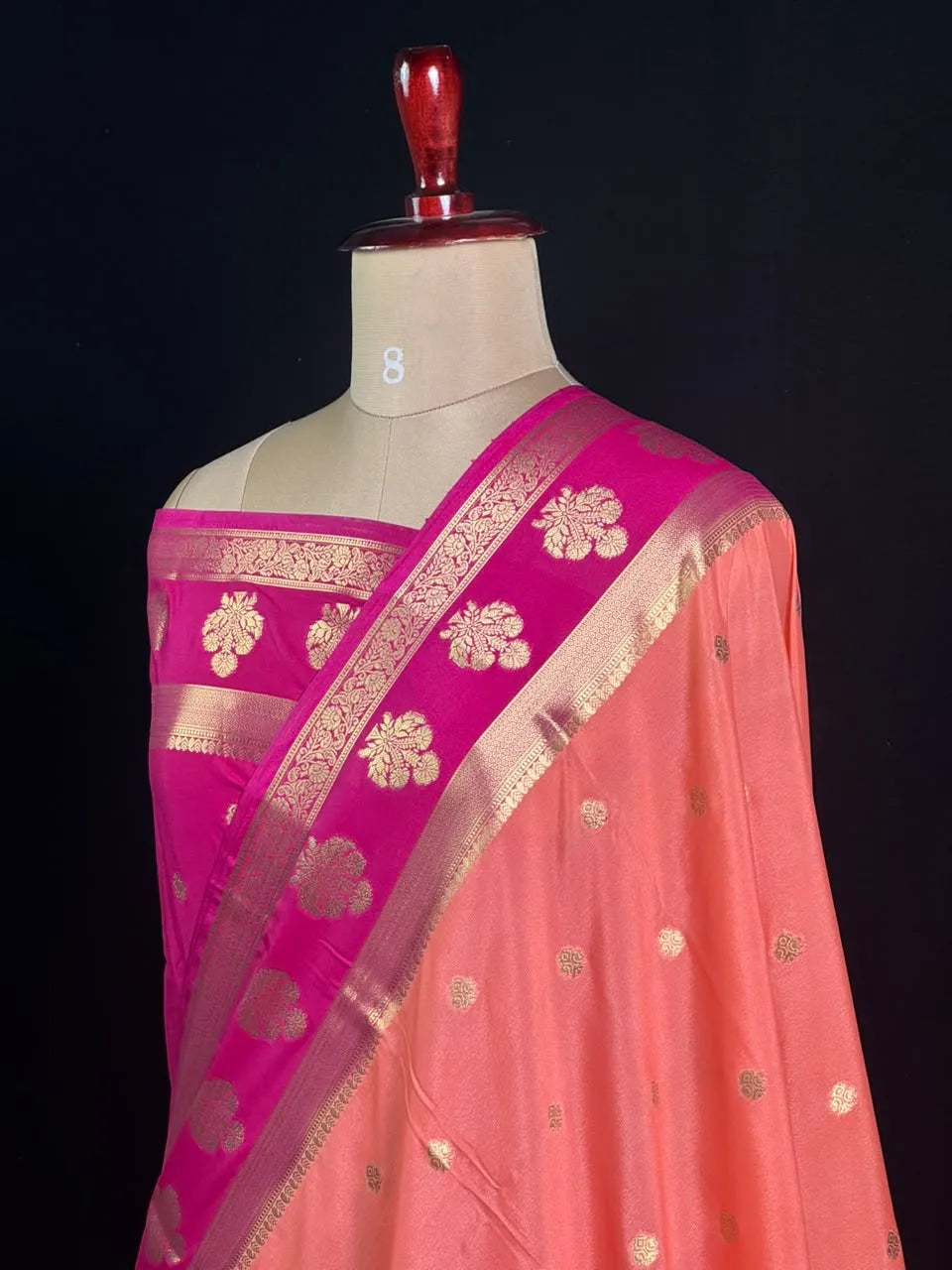 Semi Silk Saree for Women-Crepe buta heavy 