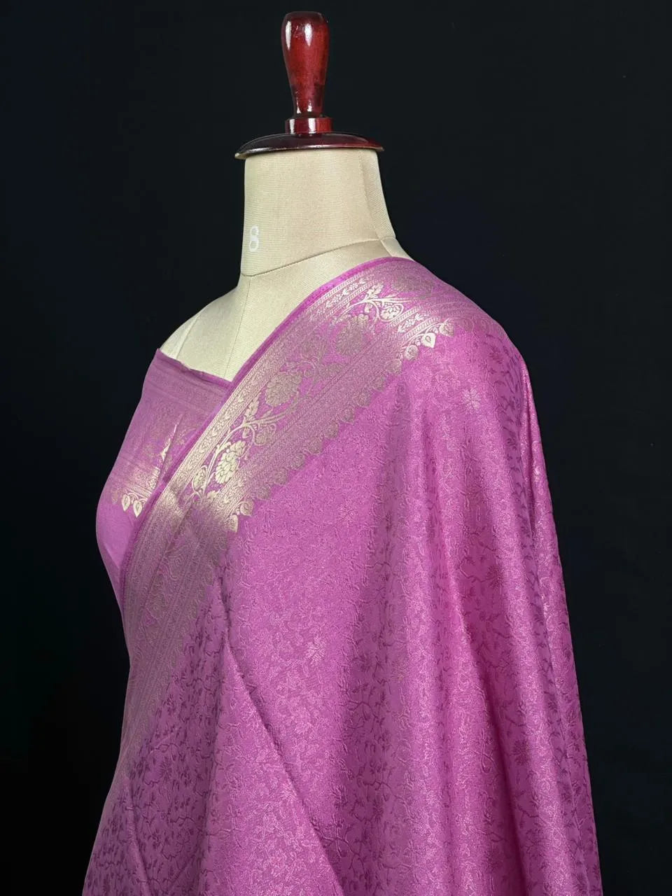 Binny Crepe Saree – Crepe Delight