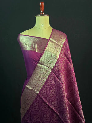 Binny Crepe Saree – Crepe Delight