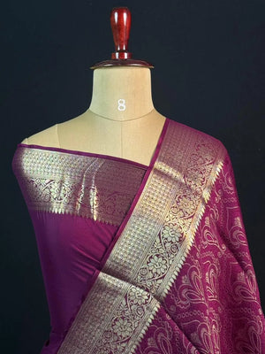 Binny Crepe Saree – Crepe Delight