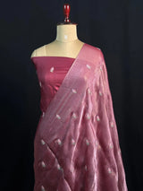 Trendy Crush Embroidery with Luxury Finish-(Chandramukhi silk)