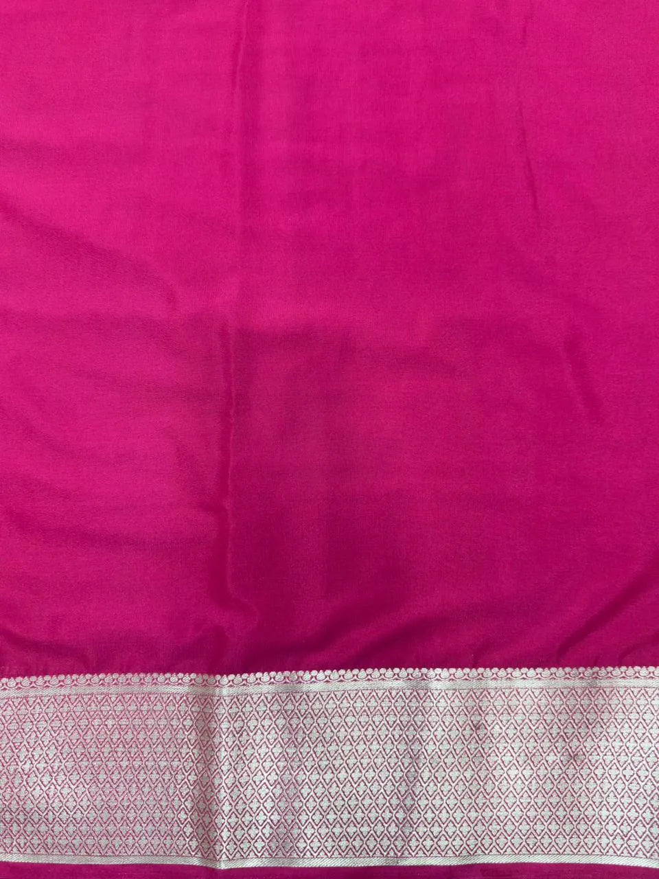 Premium Semi Mysore Crepe Saree with Elegant Weaving Design (Chiffon Stripe)