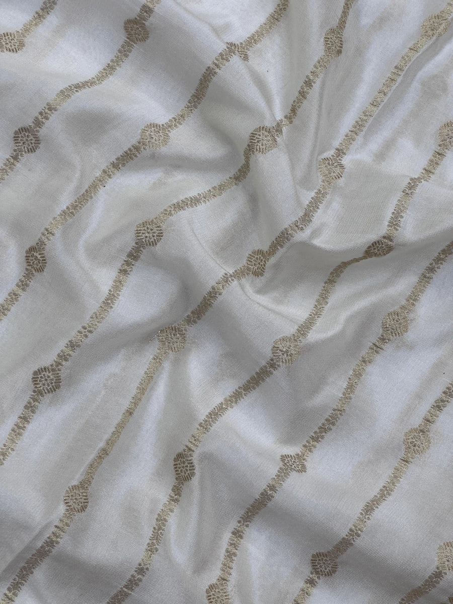 Sleek Chiffon Semi Banarasi Saree For Party wear and Fancy Wear