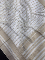 Sleek Chiffon Semi Banarasi Saree For Party wear and Fancy Wear