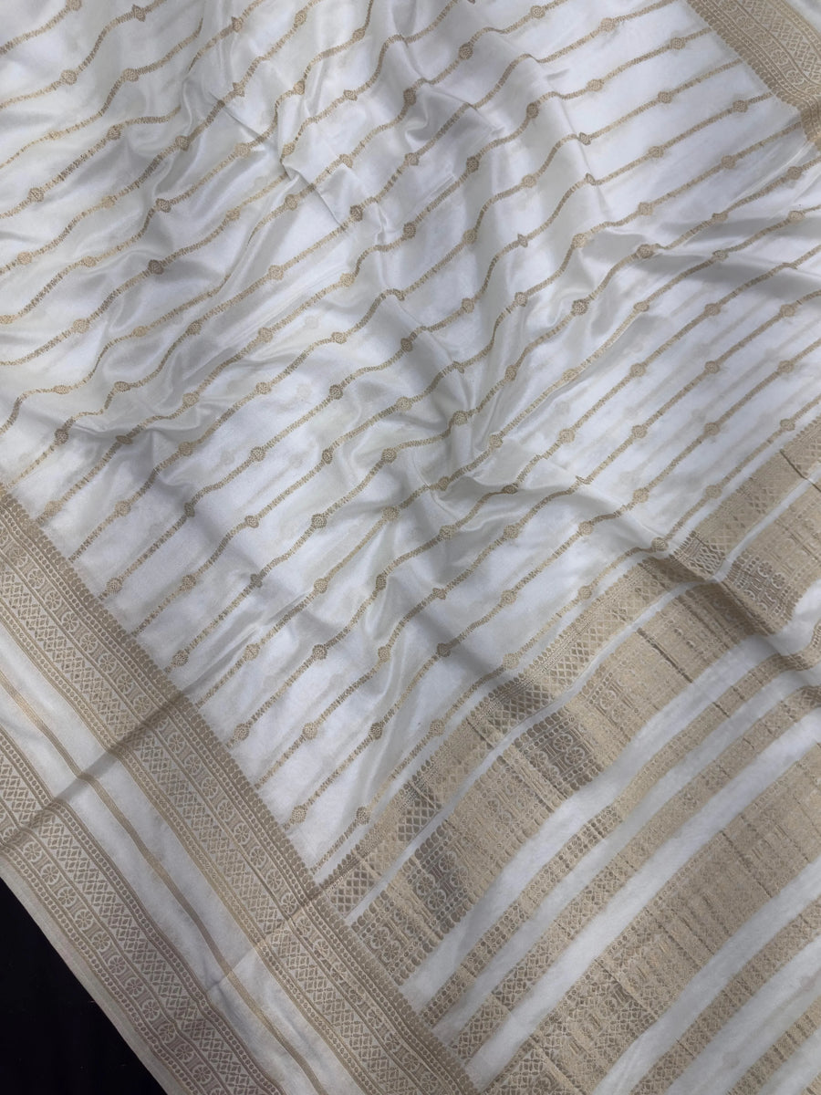 Sleek Chiffon Semi Banarasi Saree For Party wear and Fancy Wear