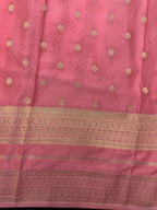 Sleek Chiffon Semi Banarasi Saree For Party wear and Fancy Wear