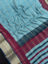 Elegant Chiffon Semi Banarasi Saree – Ideal for Both Festive and Regular Wear