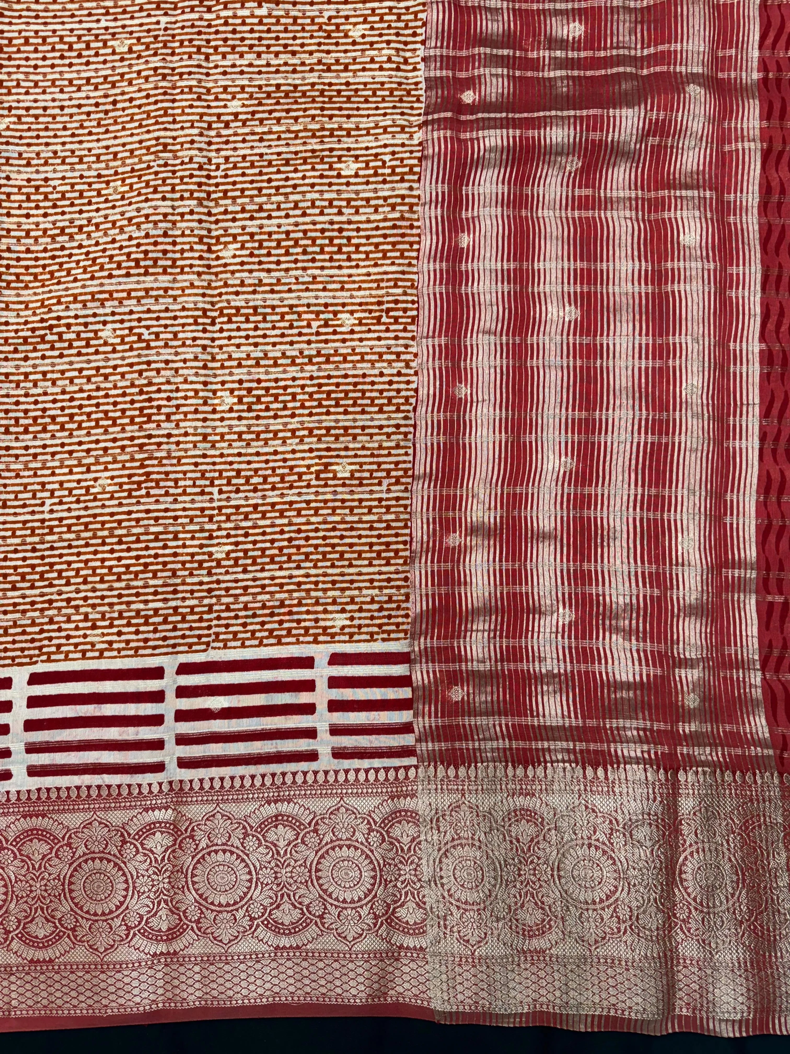 Chinya silk saree with lustrous shine and soft traditional drape – perfect for festive occasions