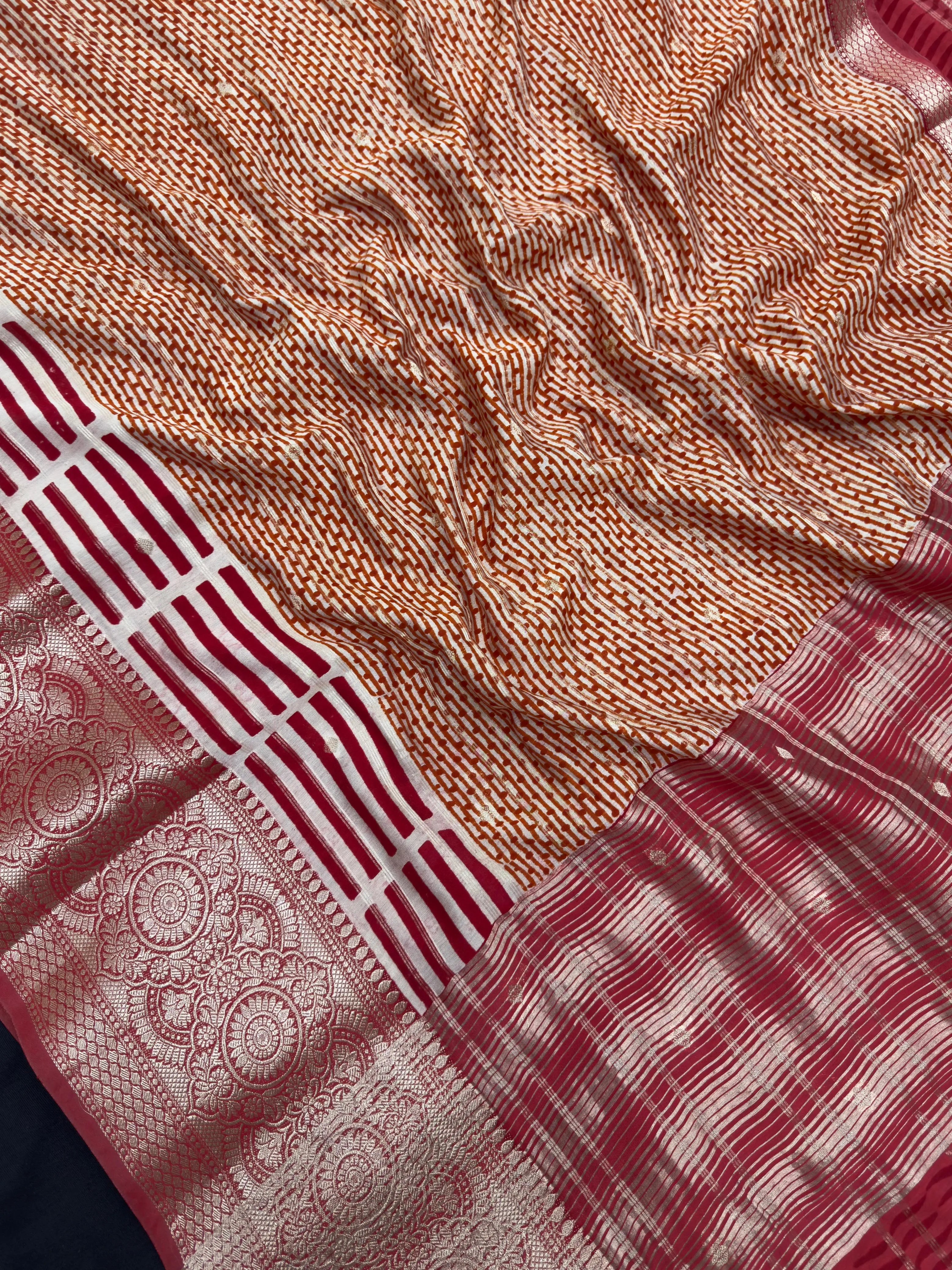Chinya silk saree with lustrous shine and soft traditional drape – perfect for festive occasions