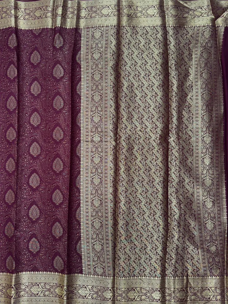 Binny Crepe Saree – Smooth Drape with Effortless Elegance-(Crepe Delight)