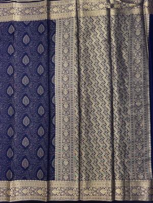 Binny Crepe Saree – Smooth Drape with Effortless Elegance-(Crepe Delight)