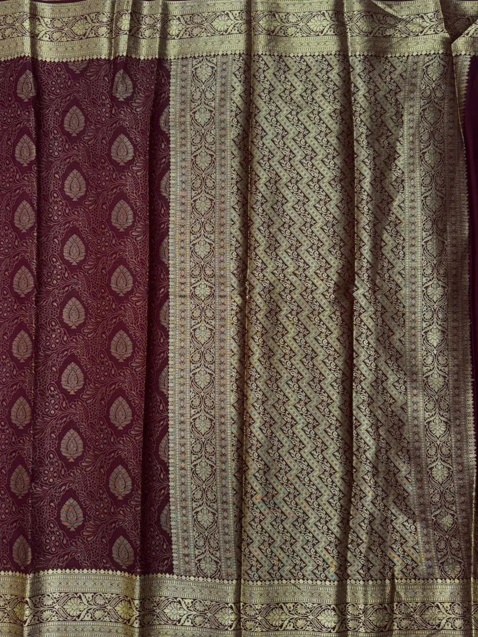 Binny Crepe Saree – Smooth Drape with Effortless Elegance-(Crepe Delight)