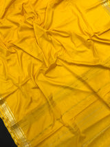 Graceful Mango Silk Crape