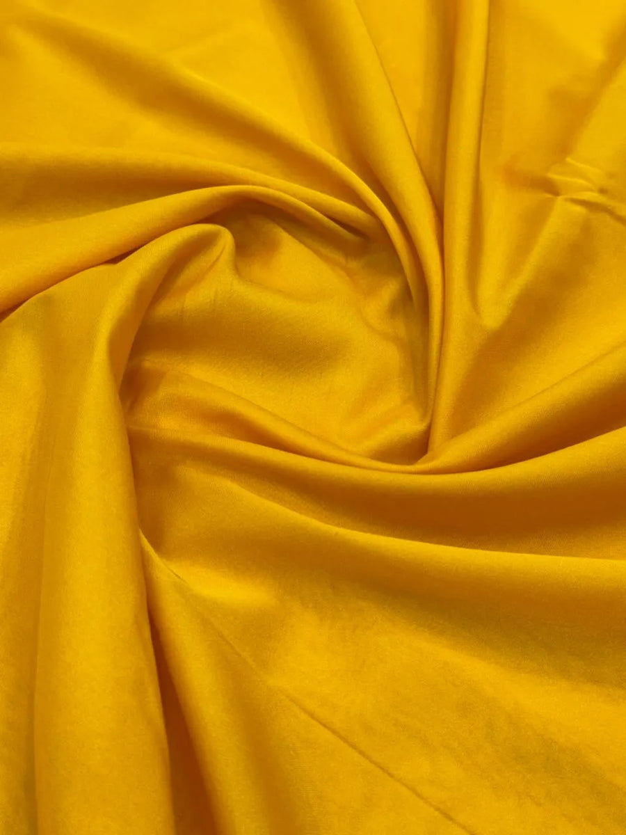 Graceful Mango Silk Crape