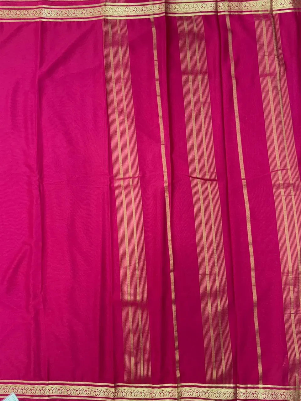 Graceful Mango Silk Crape