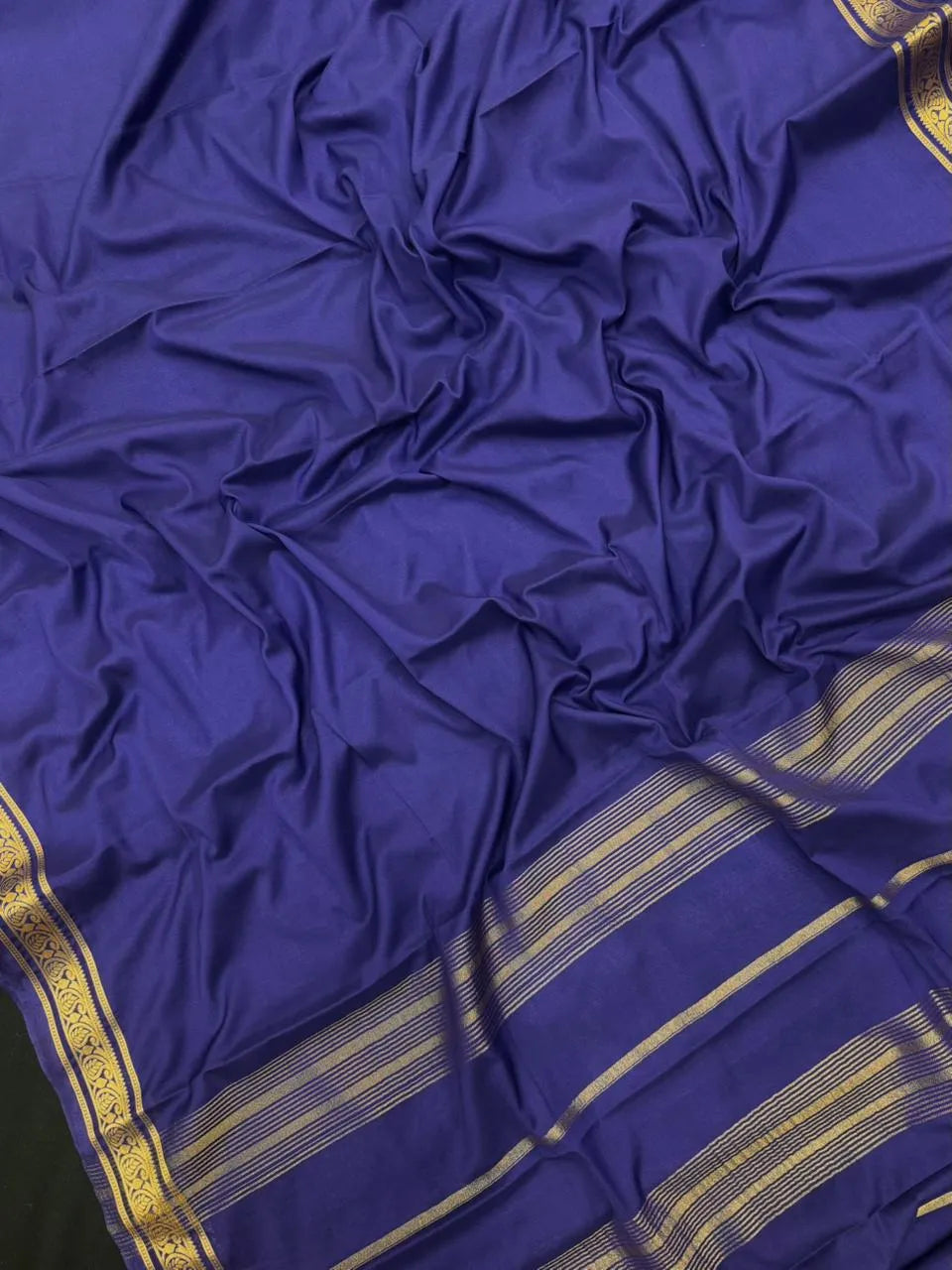 Graceful Mango Silk Crape