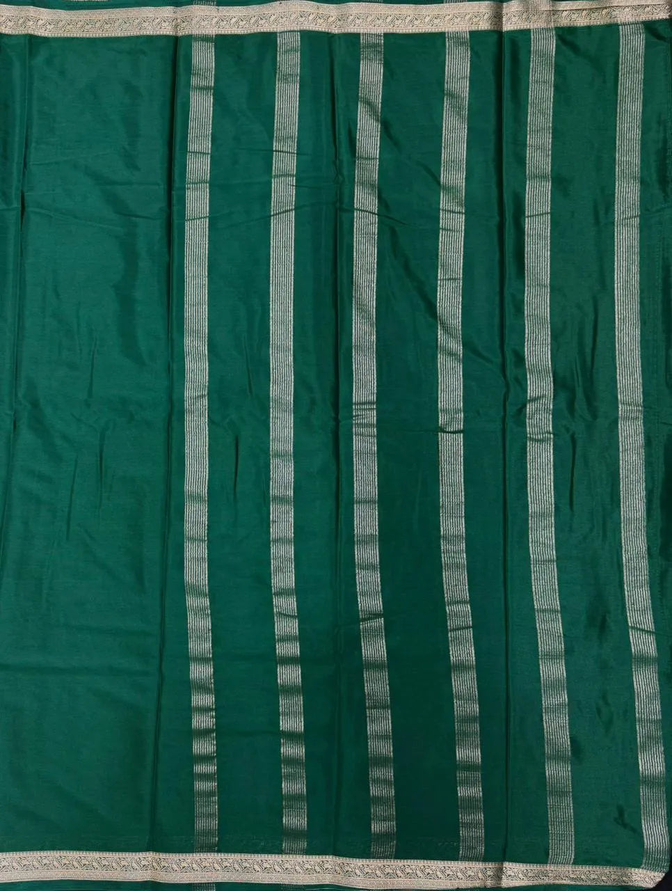 Smooth Crepe Silk Plain Saree