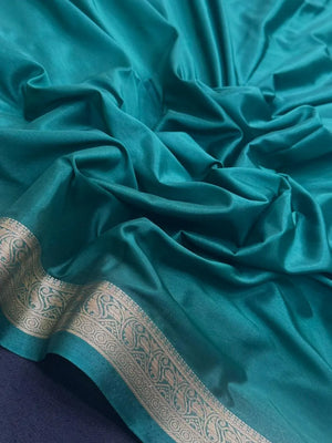 Smooth Crepe Silk Plain Saree 