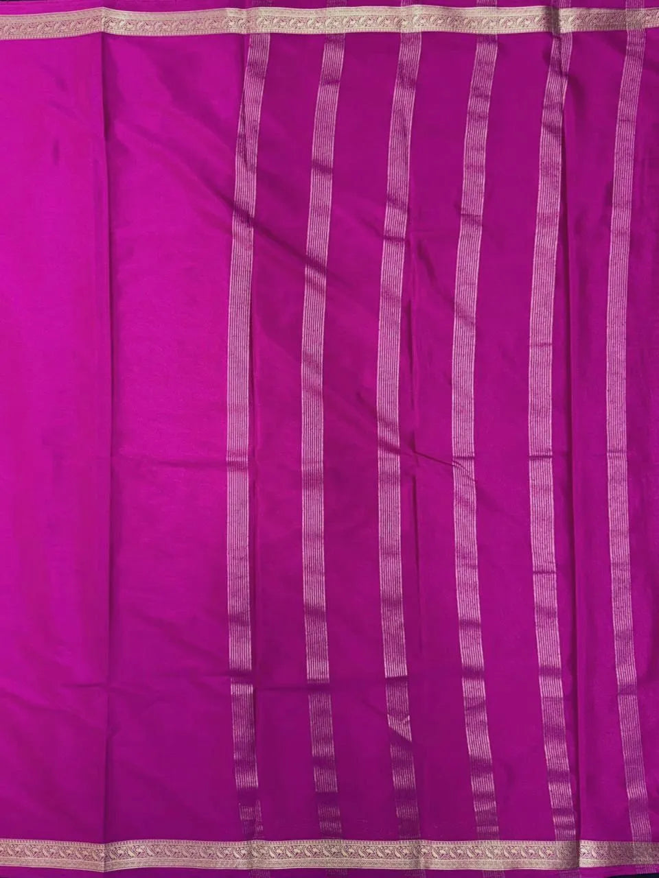 Smooth Crepe Silk Plain Saree 