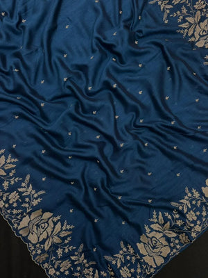 Lightweight Soft Tussar Saree for Everyday Sophistication - Cutwork Crepe