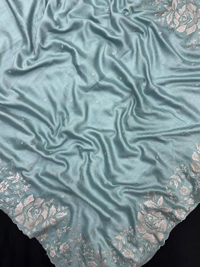 Lightweight Soft Tussar Saree for Everyday Sophistication - Cutwork Crepe 