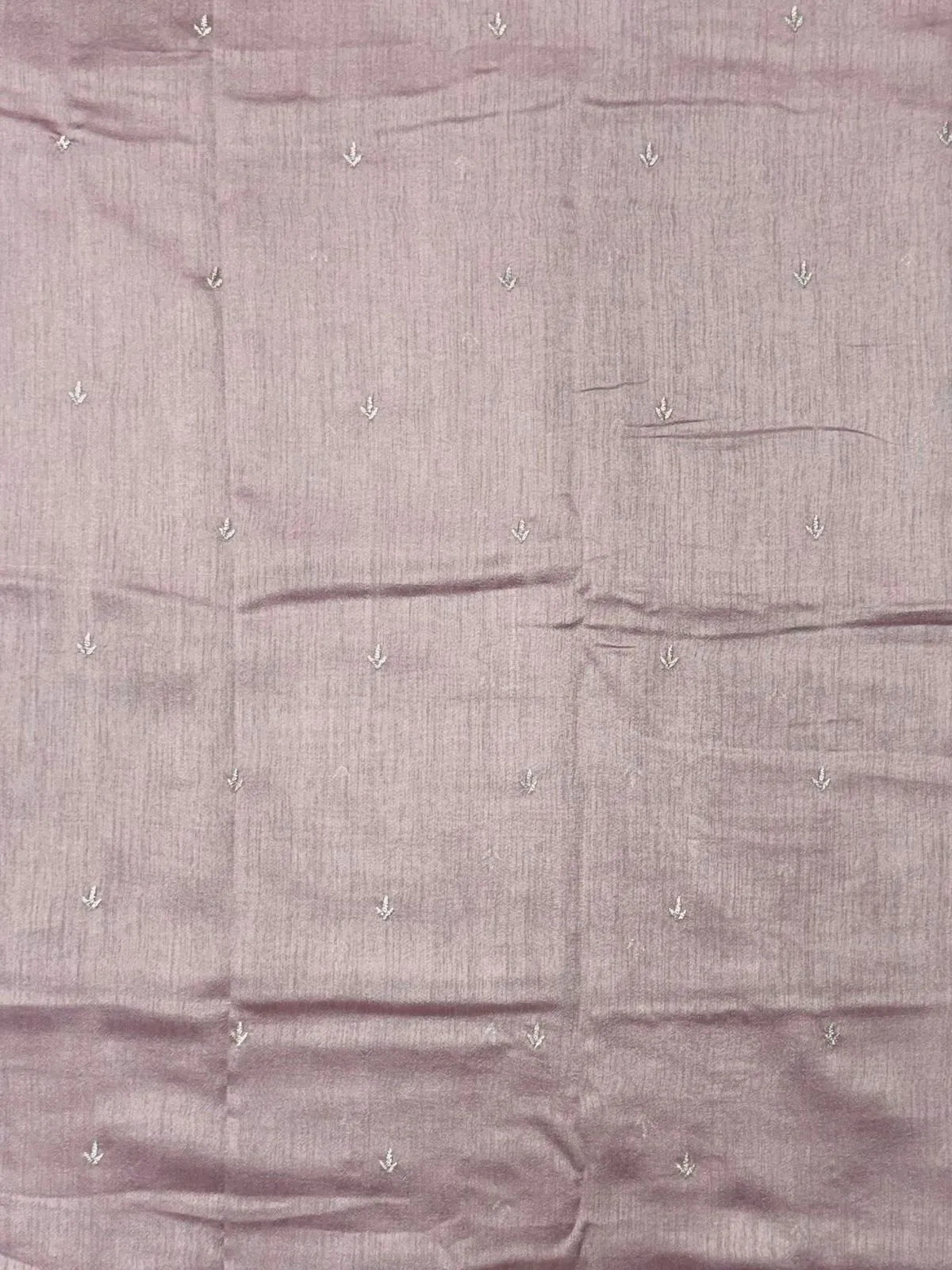 Lightweight Soft Tussar Saree for Everyday Sophistication - Cutwork Crepe 