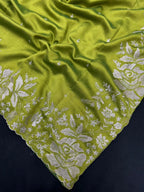 Lightweight Soft Tussar Saree for Everyday Sophistication - Cutwork Crepe 