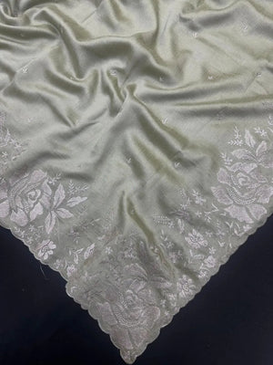 Lightweight Soft Tussar Saree for Everyday Sophistication - Cutwork Crepe 