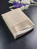 Crush Crepe Silk Saree with Zari Work