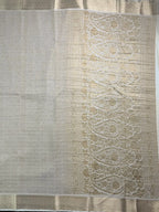 Crush Crepe Silk Saree with Zari Work