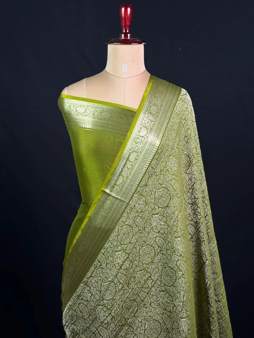 Elegant Crush Crepe Silk Saree