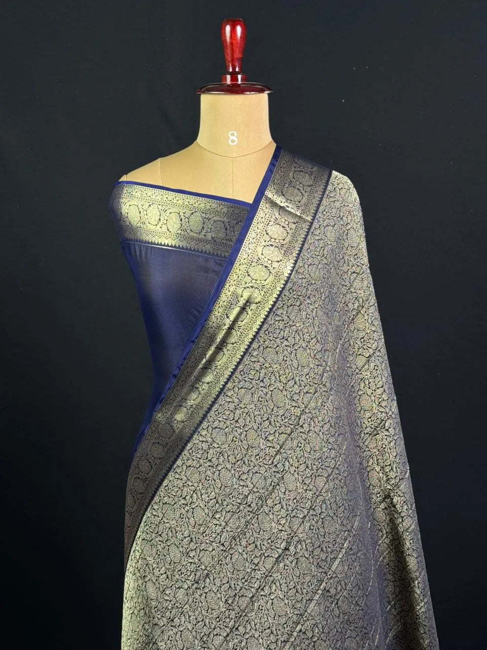 Elegant Crush Crepe Silk Saree