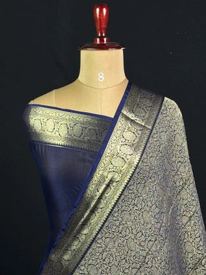 Elegant Crush Crepe Silk Saree